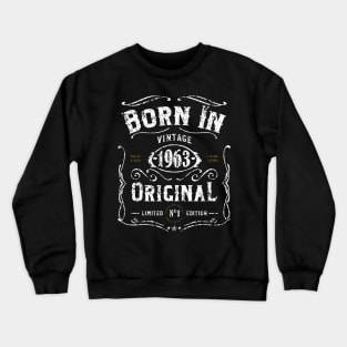 Born In 1963 - 55Th Crewneck Sweatshirt